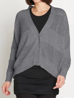 Asphalt Hip Cardigan