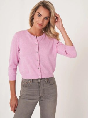 Short Cotton Cardigan